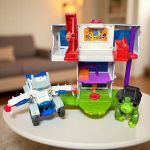 Imaginext Teen Titan Go Tower Gorilla Beast & Transforming Battle Rig
